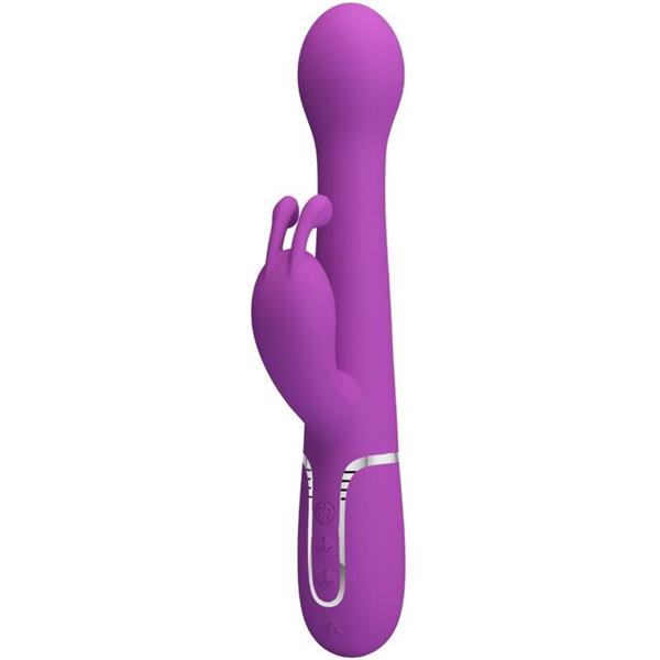 DEJON 3 IN 1 MULTIFUNCTION RABBIT VIBRATOR PURPLE
