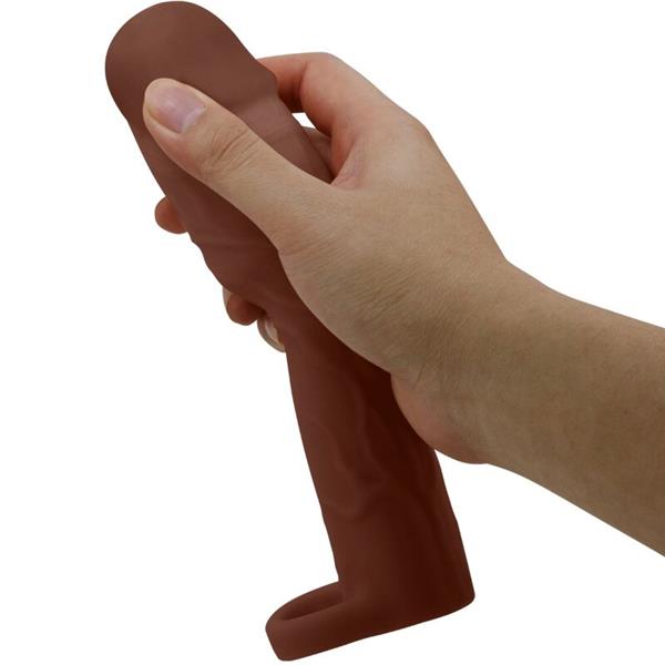 GERD PENIS SLEEVE WITH 7.6 CM EXTENSION MULATTO