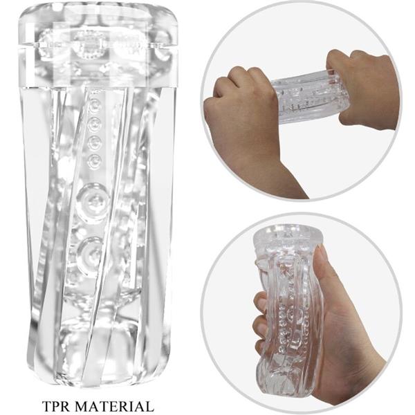 TAMARA MALE MASTURBATOR MULTI-SPEED VIBRATOR BLACK