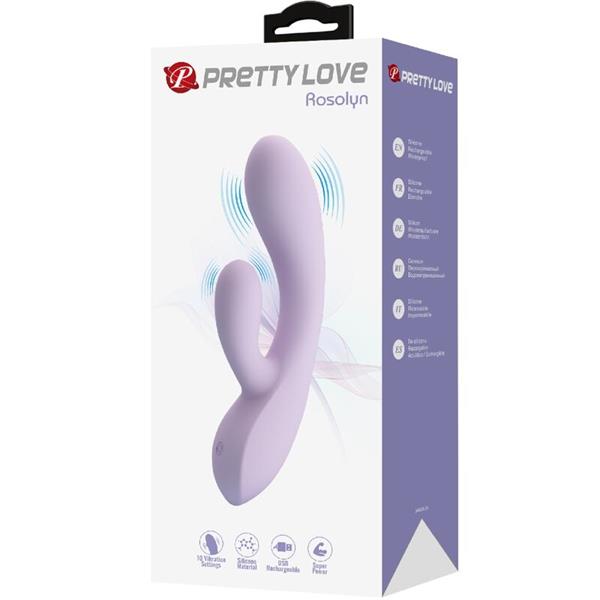 ROSOLYN ZAJČEK VIBRATOR 10 VIBRACIJ PURPLE