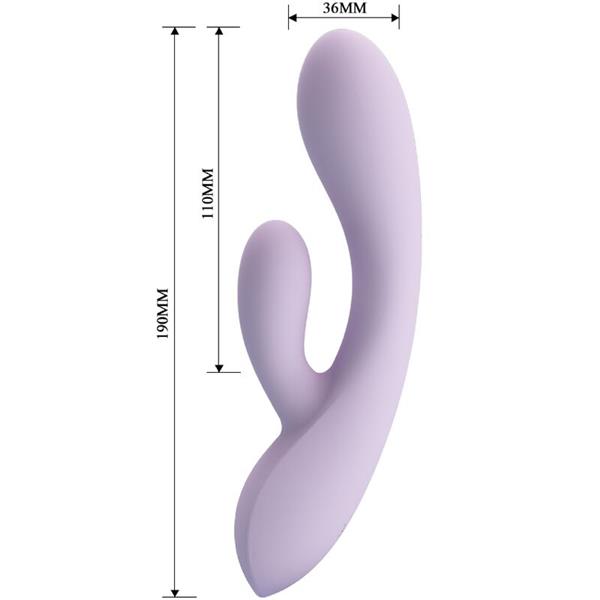 ROSOLYN ZAJČEK VIBRATOR 10 VIBRACIJ PURPLE