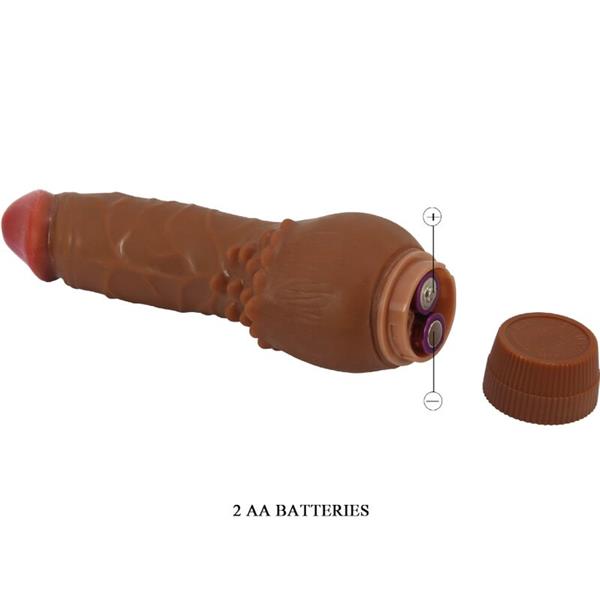 BARBARA REALISTIC VIBRATOR 19.5 CM MULATTO
