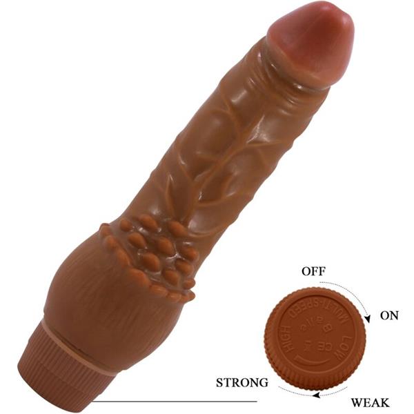 BARBARA REALISTIC VIBRATOR 19.5 CM MULATTO