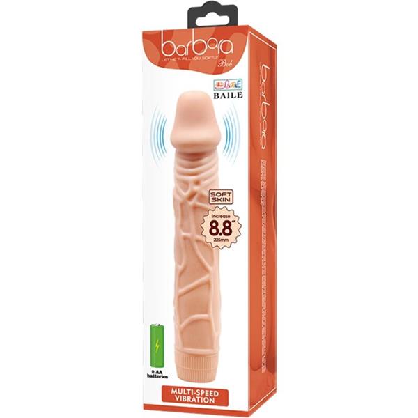 BOB REALISTIC VIBRATOR 22.5 CM FLESH