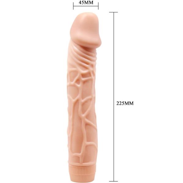 BOB REALISTIC VIBRATOR 22.5 CM FLESH