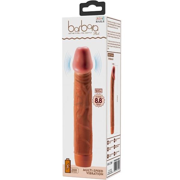 BOB REALISTIC VIBRATOR 22.5 CM MULATTO