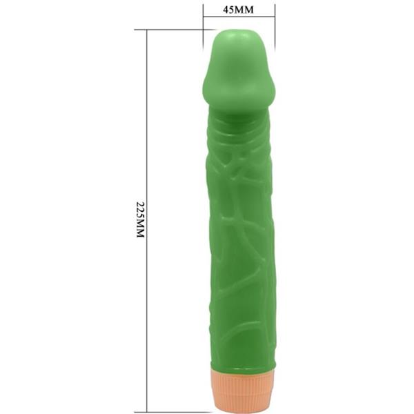 BILL REALISTIC VIBRATOR 22.5 CM GREEN