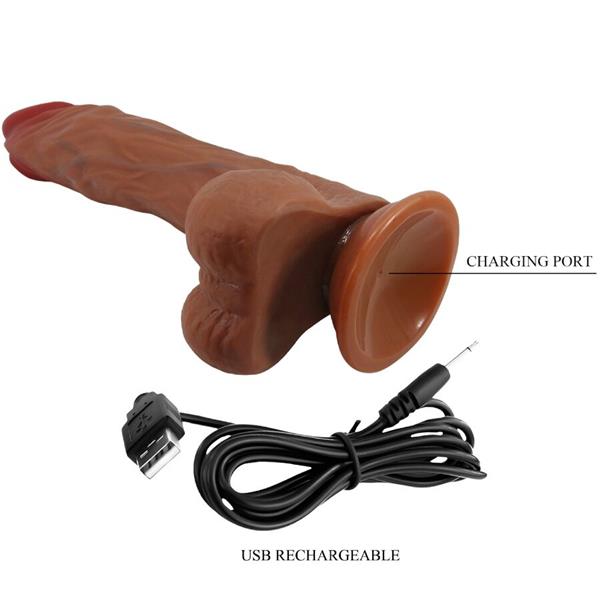 CALISTO REALISTIČNI DILDO 24 CM KOŽA