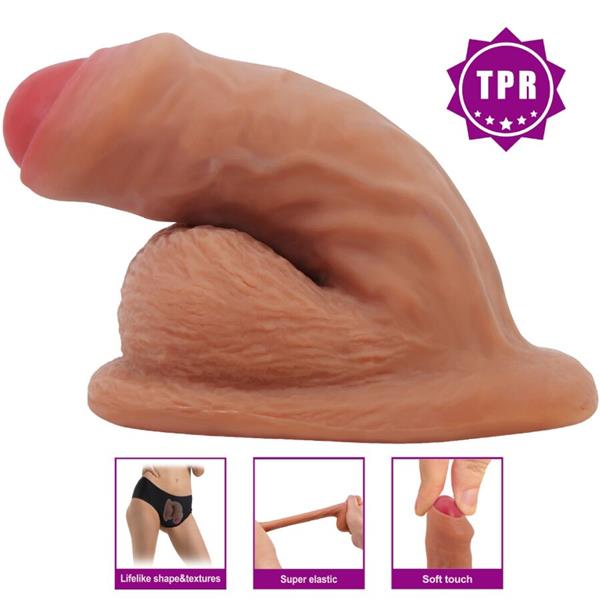 WARNELL ULTRA REALISTIC AND ELASTIC DILDO 9.5 CM MULATO