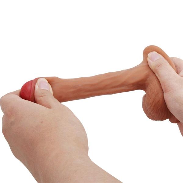 WARNELL ULTRA REALISTIC AND ELASTIC DILDO 9.5 CM MULATO