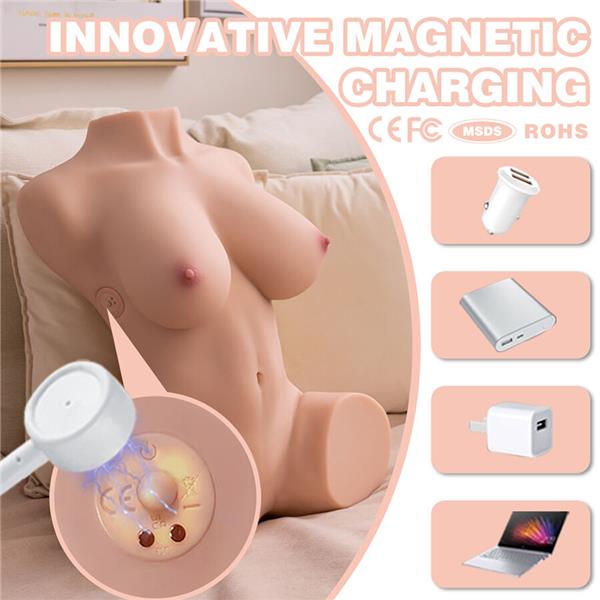 DANIA REALISTIČNI VIBRIRAJUĆI TORZO ZA ŽENE 52 CM