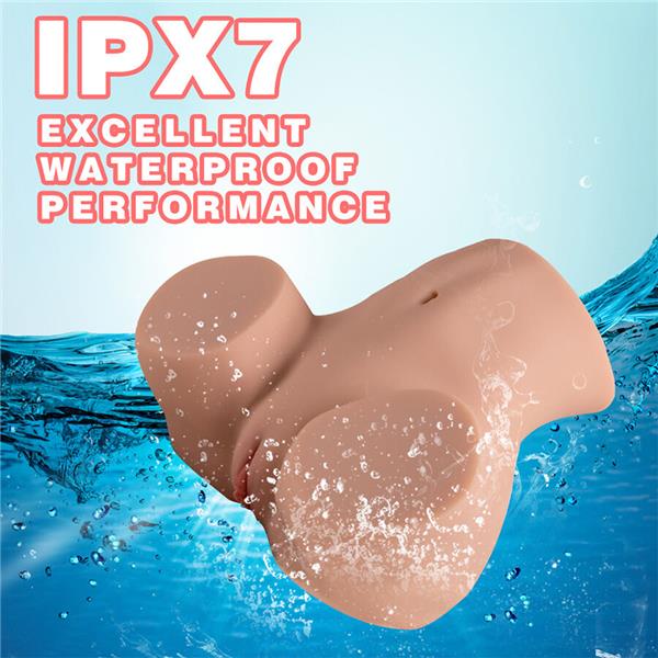 DANAE THRUSTING REALISTIC VAGINA MASTUBADOR WITH MULTI-POSITION VIBRATION