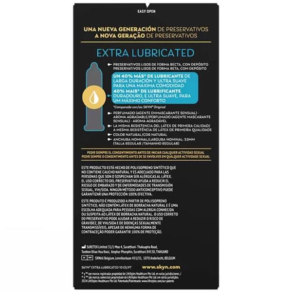 EXTRA LUBRICATED CONDOM 10 UNITS