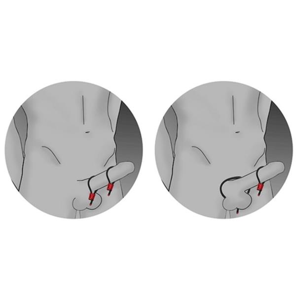 PRESTIGE ELECTRA LOOPS NASTAVLJIVI PENISNI OBROČI RDEČI