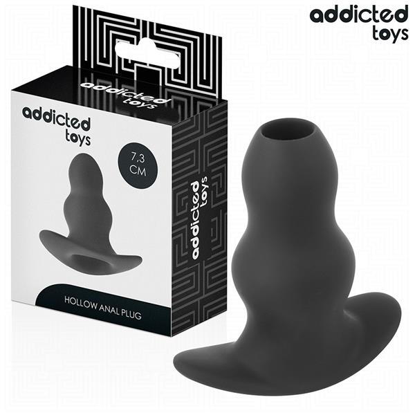 HOLLOW ANAL PLUG SILICONE SIZE S 7.3 CM
