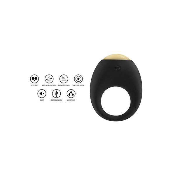 ECLIPSE LIGHT VIBRATING PENIS RING