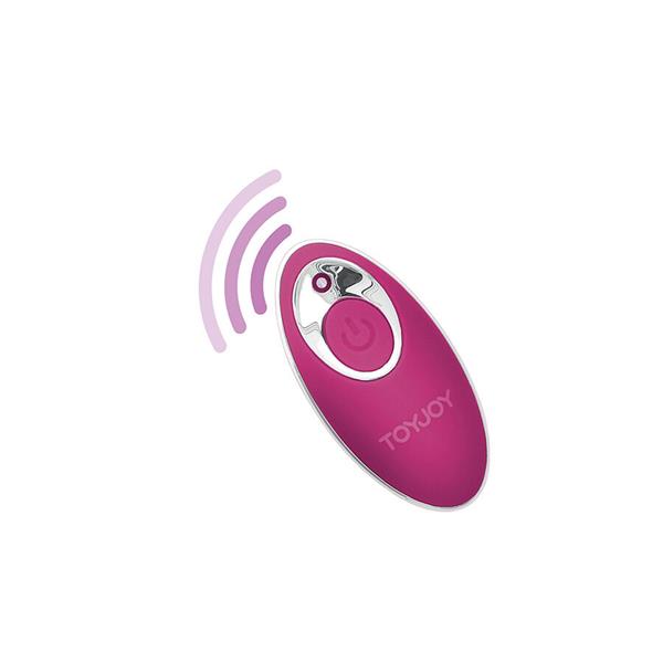 HAPPINESS SUNN SIDE UP AND DOWN VIBRATOR REMOTE CONTROL FUCHSIA