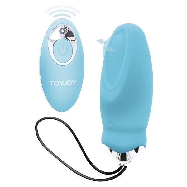 HAPPINESS I'M SO EGGCITED REMOTE CONTROL VIBRATOR BLUE