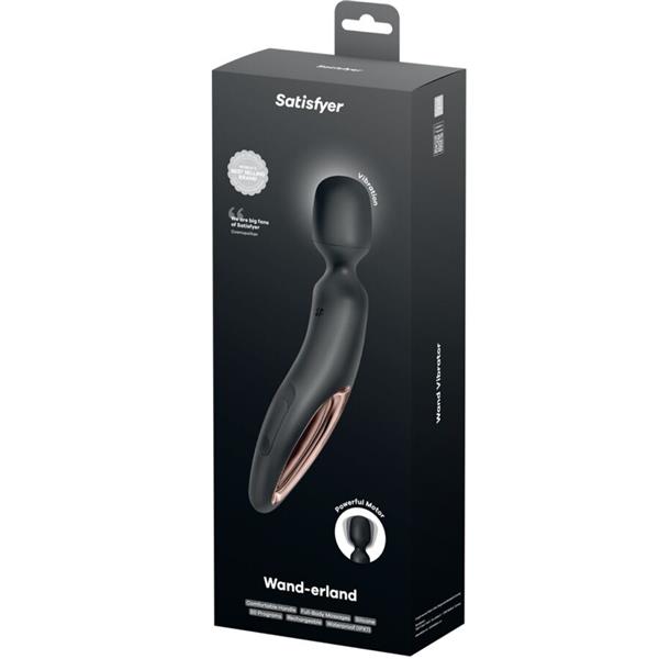 WAND ERLAND VIBRATING MASSAGER BLACK
