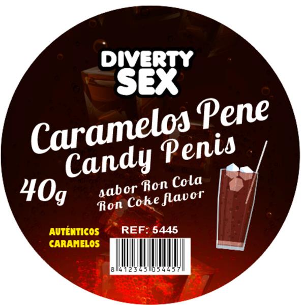 20 PENIS-SHAPED CANDIES WITH GIN TONIC FLAVOR