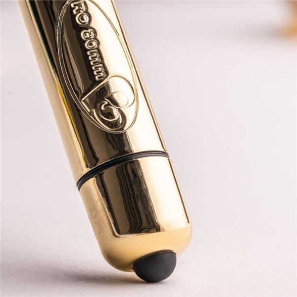 RO-80 CHAMPAGNE GOLDEN VIBRATING BULLET