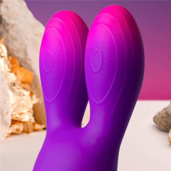 GLO-GIRL ZEC PURPURNI FLEKSIBILNI VIBRATOR