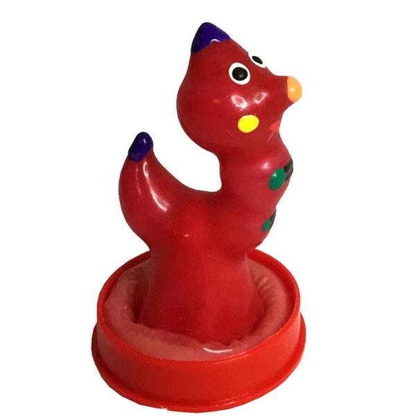 ROČNO POSLIKANI NOVOSTNI KONDOMI ČRV