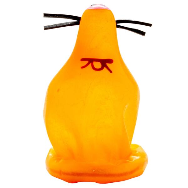 RUČNO OSLIKANI NOVITET KONDOMI LISICA