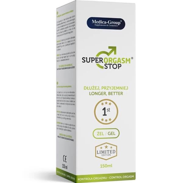 SUPER ORGASM STOP INTIMATE GEL FOR MEN 150 ML