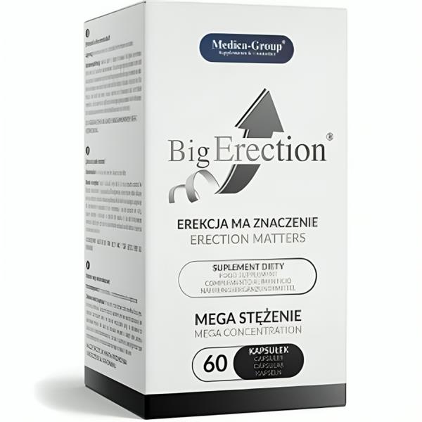BIG ERECTION ENHANCER FOR MEN 60 CAPSULES