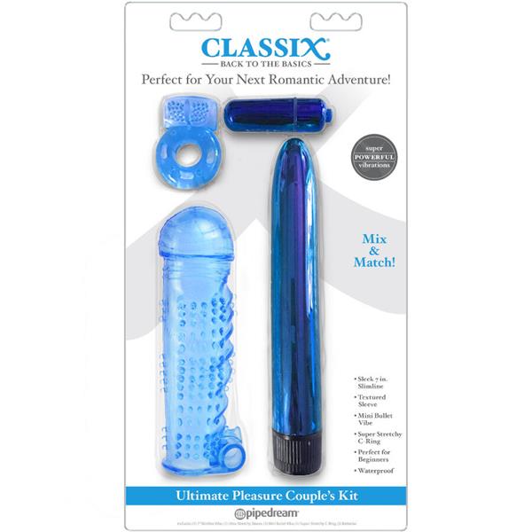 ULTIMATE PLEASURE COUPLES KIT AZUL