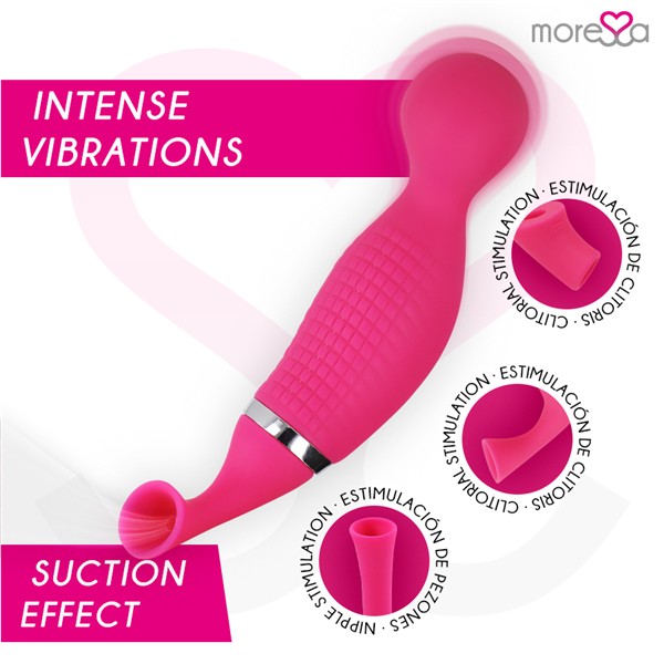 KIRK DUO STIMULATING WAVES + RECHARGEABLE PREMIUM SILICONE MULTI-FUNCTION MASSAGER