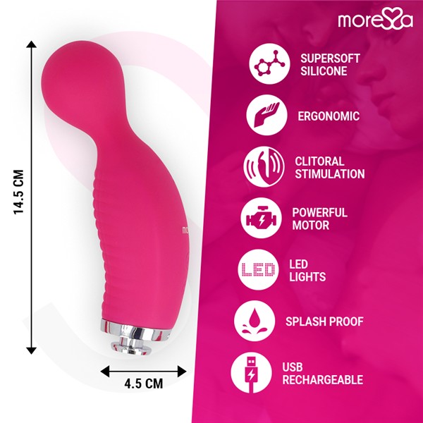 KIRK DUO STIMULATING WAVES + RECHARGEABLE PREMIUM SILICONE MULTI-FUNCTION MASSAGER