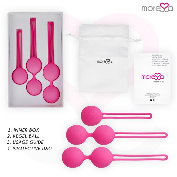 OSIAN SET PREMIUM SILICONE PINK (Osian One - 51 g | Osian Two - 101 g | Osian Three 85 g)