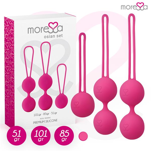OSIAN SET PREMIUM SILICONE PINK (Osian One - 51 g | Osian Two - 101 g | Osian Three 85 g)