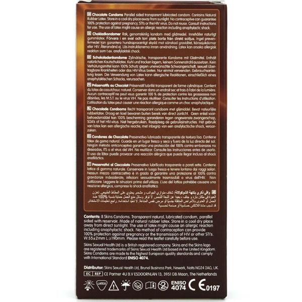 CHOCOLATE PREMIUM CONDOMS PACK 8