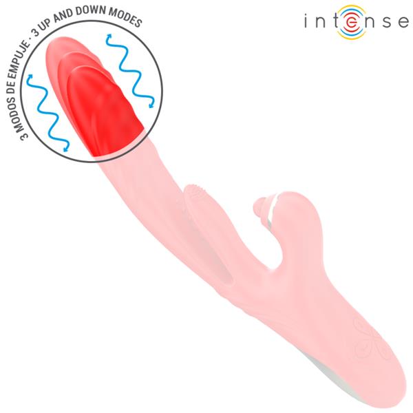 ROSALIA MULTIFUNKCIONALNI VIBRATOR 3 U 1 CRVENI