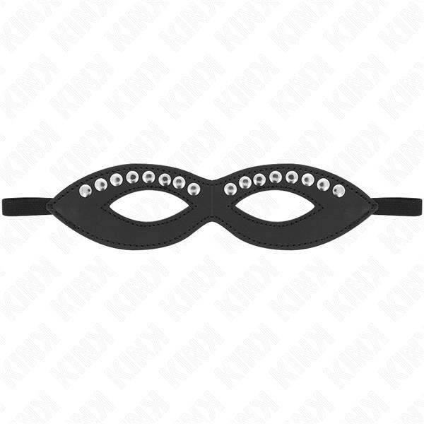 MASKA ZA OČI Z MINI ZAKOVICAMI MODEL 1 20.5 x 5.5 CM
