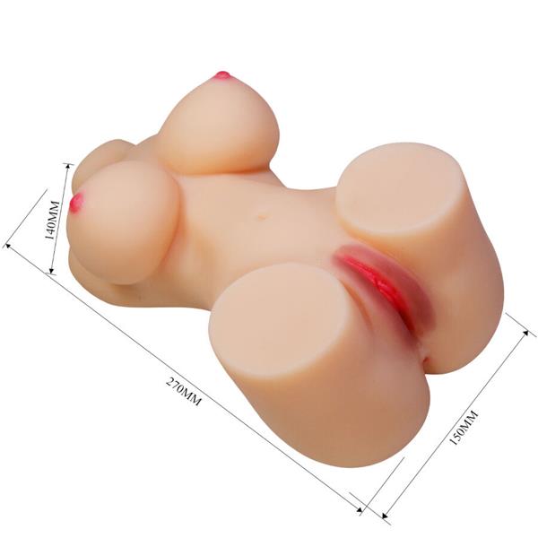 HETTY REALISTIC FEMALE TORSO VAGINA AND ANAL 1.9 KG