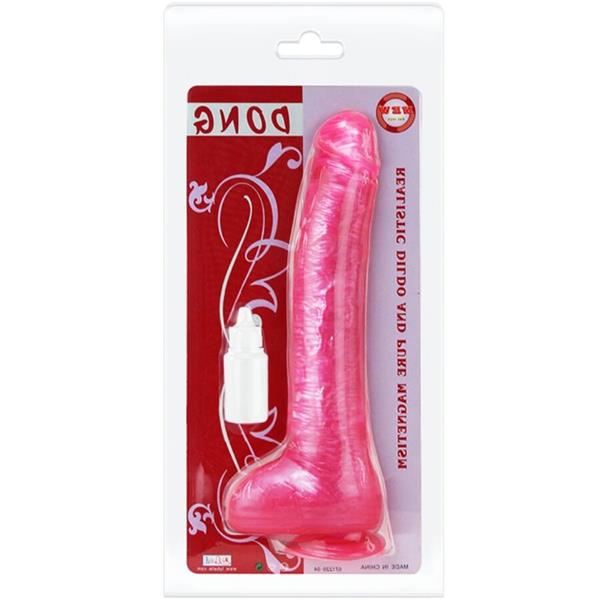REALISTIC PINK DILDO DONG WITH SUCTION CUP