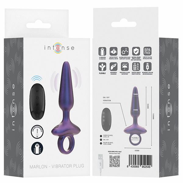 MARLON VIBRATING ANAL PLUG MODEL 4 REMOTE CONTROL
