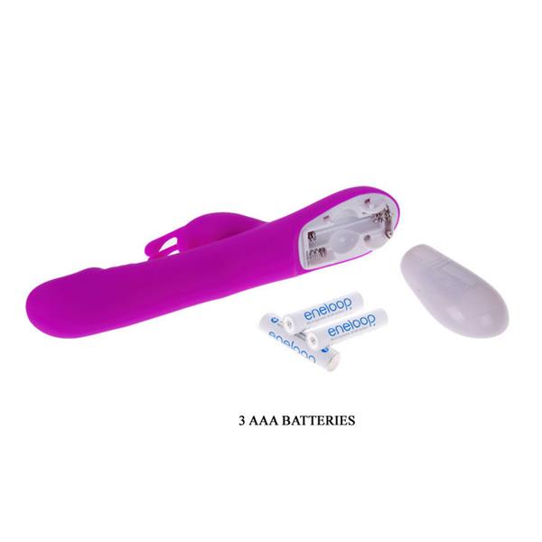 FLIRTATION ROBERT VIBRATOR WITH CLITORIS STIMULATOR