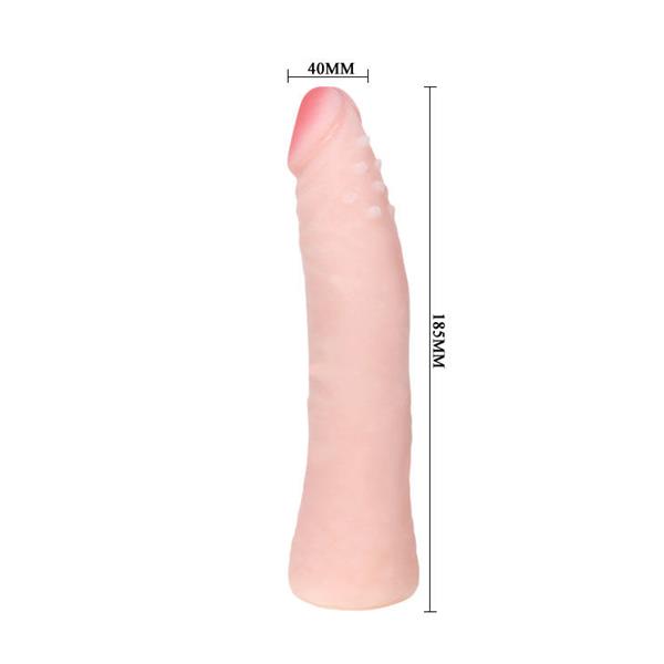 REALISTIČNI SILIKONSKI DILDO 19 CM RANDOM BOJA