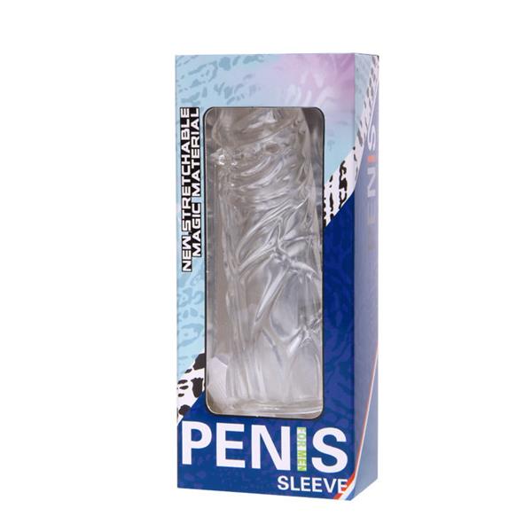 TRANSPARENT SILICONE PENIS COVER 13 CM