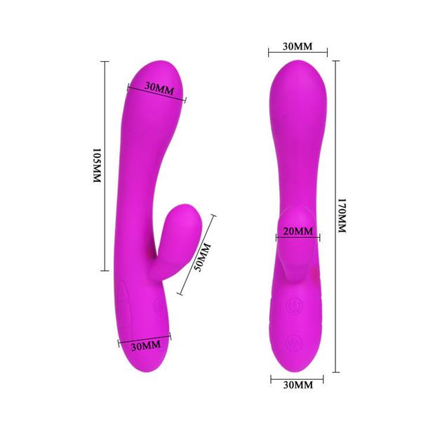 SMART VICTOR VIBRATOR WITH CLITORIS STIMULATOR