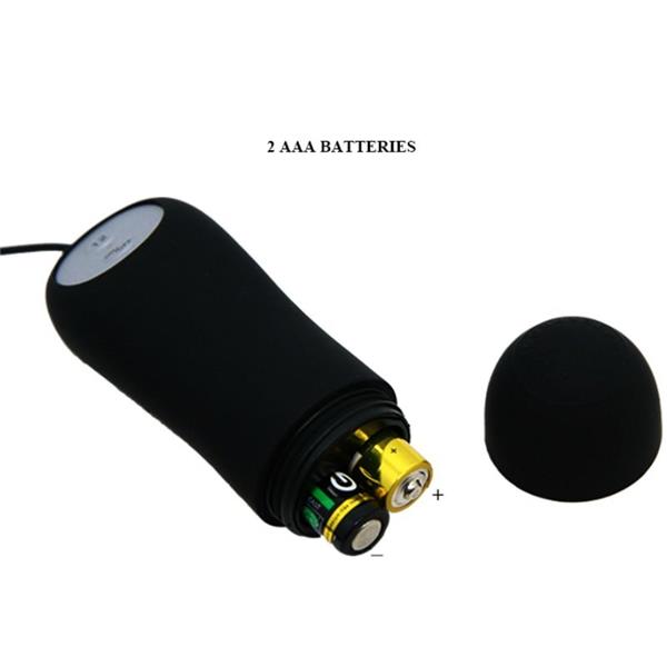 ANALNI PLUG ANCHOR OBLIKE SILIKON 12 VIBRACIJSKIH NAČINOV ČRNA