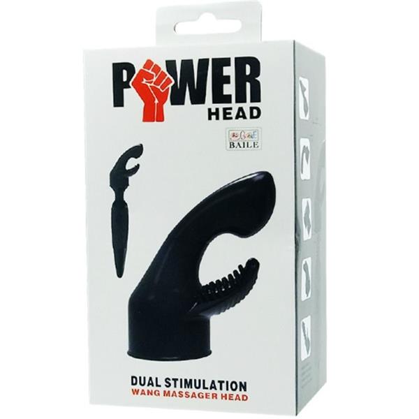 POWER HEAD INTERCAMBIABLE HEAD FOR MASSAGERGY POINT STIMULATION AND CLITORIS