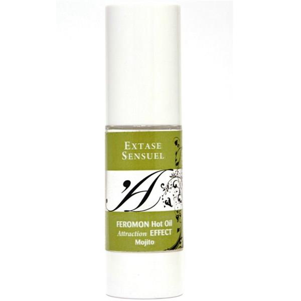 HEAT EFFECT MASSAGE OIL WITH MOJITO PHEROMONES 30 ML