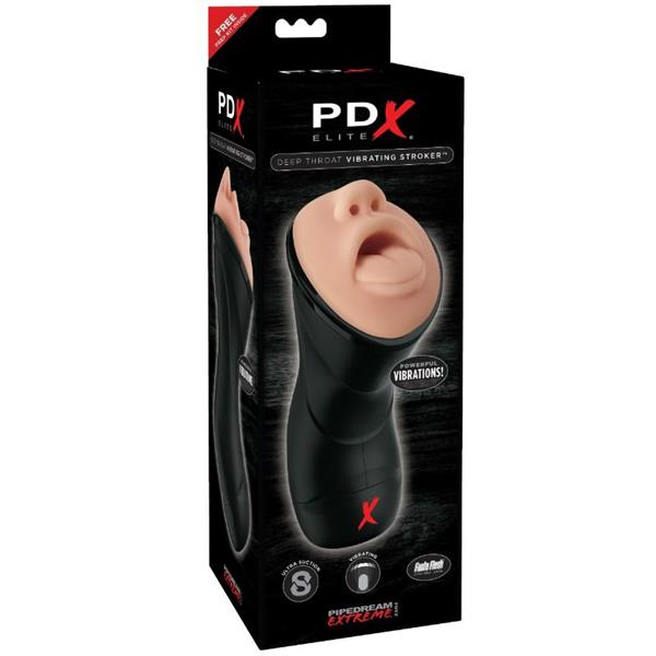 DEEP THROAT VIBRATING STROKER