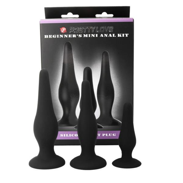 ANAL PLUGS SILICONE INITIATION KIT